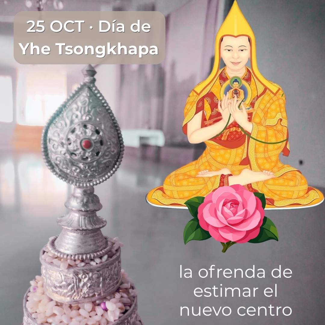 Día de Yhe Tsongkhapa: preparamos juntos la nueva sede del KMC Jerez